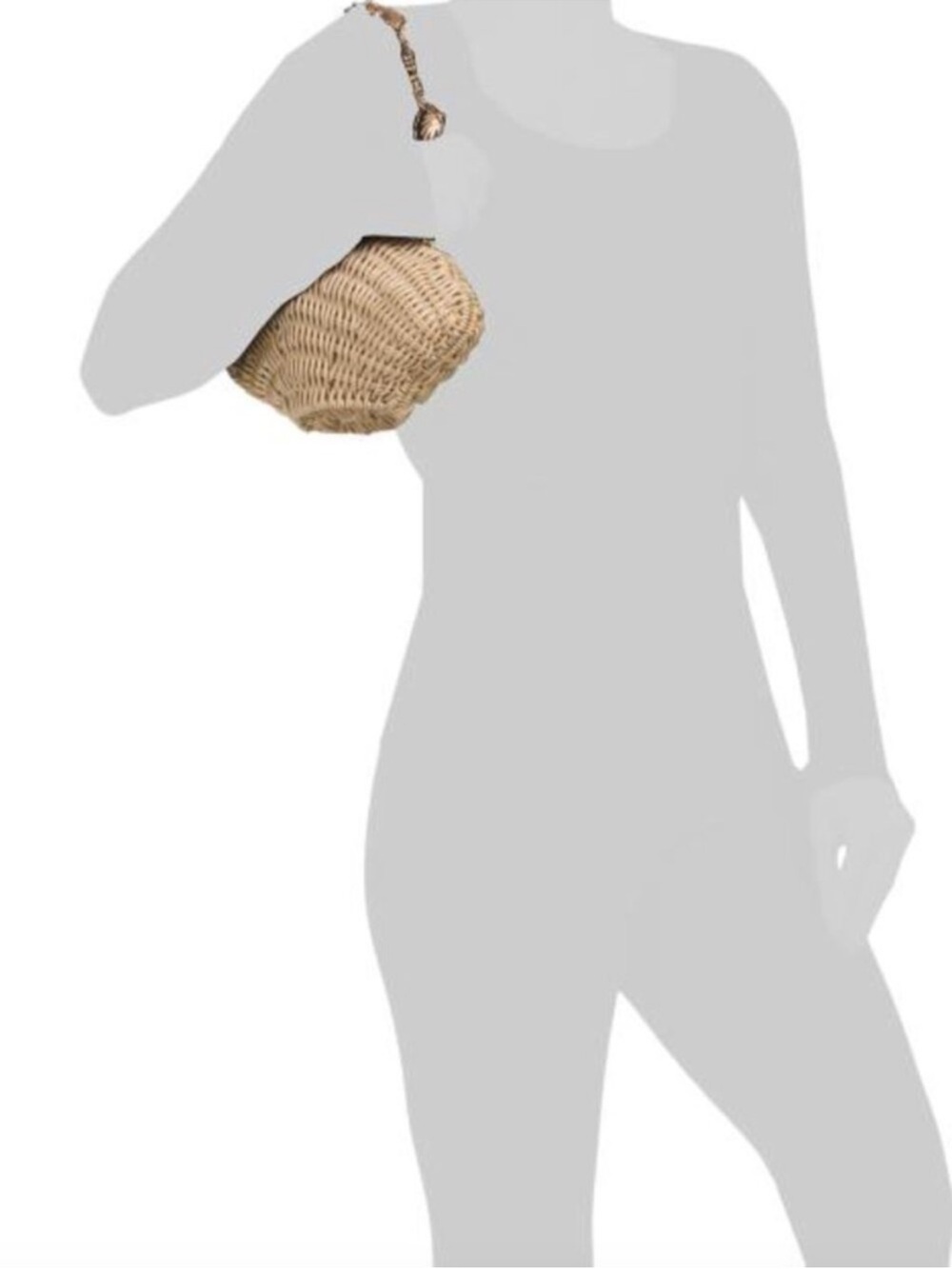 Wicker Purse Bag - Picture 2 of 5